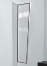 Seitenblende Gutta B1 klar 200 (7220183) Edelstahloptik, 200 x 60 x 45 cm