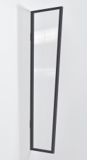 Seitenblende Gutta B1 klar 200 (7220198) anthrazit, 200 x 60 x 45 cm