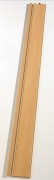 Grosfillex Zusatzlamelle (76302A71) für Falttür Axia, Volllamelle, eiche hell, BxH 14,5x205 cm