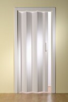 Falttür nach Maß, Luciana, weiß, Volllamelle Breite 119 cm